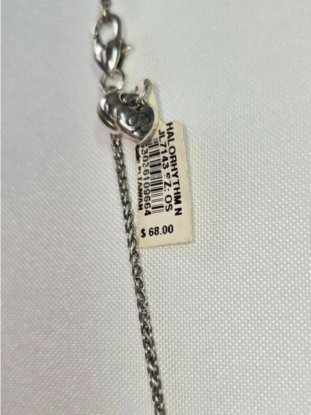 🆕😇 BRIGHTON HALO ‘RAYS’ SWAROVSKI CRYSTAL SLVR VTG Necklace - Picture 2 of 5